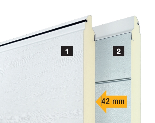 Hörmann Sektionaltor Garagentor Renomatic Rolltor 42mm Zarge Antrieb