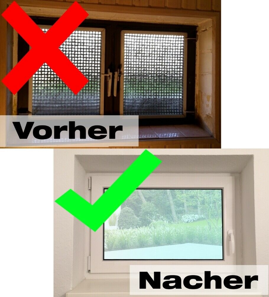 Kellerfenster Kunststoff Fenster nach Maß Wunschmaß Sondermaß Mass